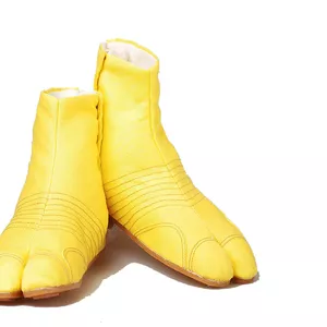 Ninja shoes. Таби. Ниндзя шуз модель True Short Yellow.