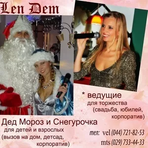 ведущая на празднике / заказ Деда Мороза