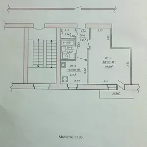 Продажа 1-комнатной квартиры на набережной. Торг.