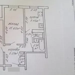 Продается 2-комнатная квартира по ул. Асаналиева д.9