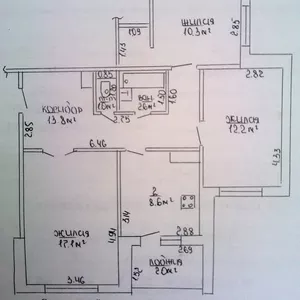 3-ех комн.кв. напротив Ледового