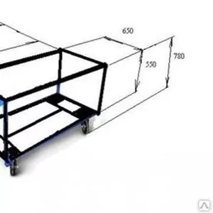 Тележка для мебельных щитов