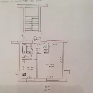 1-комнатная уютная квартира с подвалом в центре Бреста