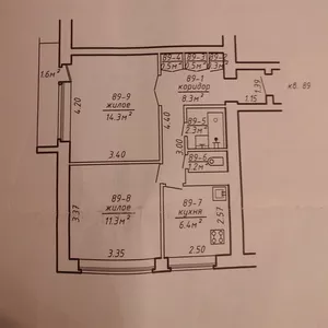 2-х комнатная квартира в Бресте