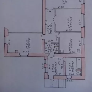 Продам 3-х комнатную квартиру с возможностью перевода в нежилое