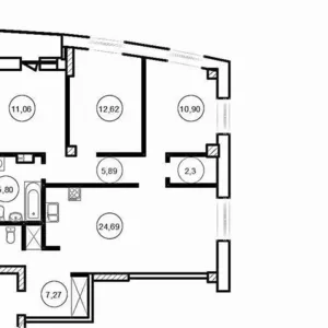 Продажа 4-х комнатной квартиры,  г. Минск,  ул. Чюрлёниса,  6 (АН)