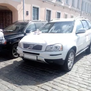 Свадебный кортеж на джипах Вольво Volvo XC 90