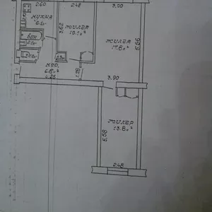 Продам или обменяю 3-х комн.кв. 58/41, 7/6, 1 на кватиру большей площади