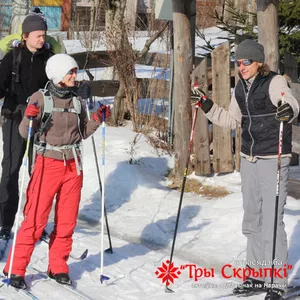 Лыжные прогулки на агроусадьбе 