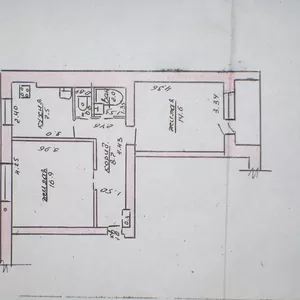 2-ух комнатная квартира