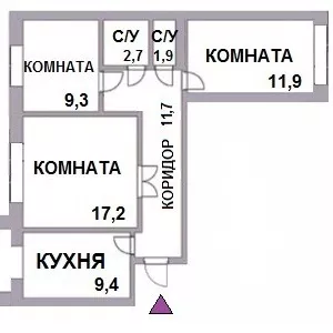 Продам 3-х комн.кв-ру на ул.Панова, г.Речица