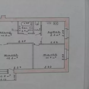 2-х комнатная квартира в п. Октябрьский