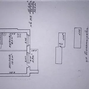 1- комнатная квартира в рогачеве