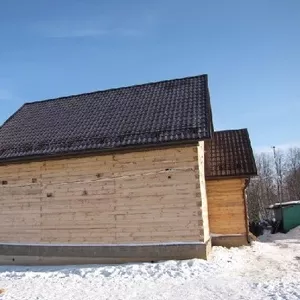 Выполним постройку дома из бруса. Гарантия на фундамент кровлю и коробку. Качественно! Быстро!