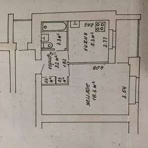 Продам 1-комнатную квартиру на Березовке