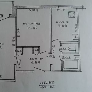 продам 2-комнатную квартиру в Полоцке