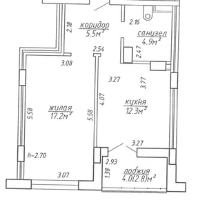 Продажа 1 комнатной квартиры,  г. Минск,  ул. Горецкого,  дом 3