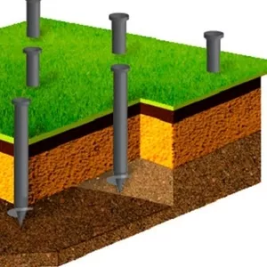 Свайно-винтовой Фундамент под ключ в Друе