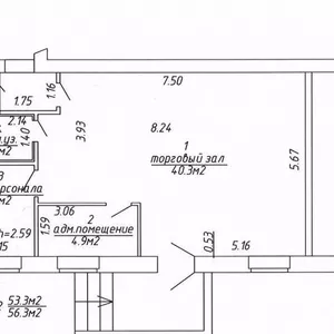 Сдам в аренду торговое помещение 56м2 ул.Белинского