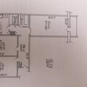 Продам 3-х комнатную квартиру в центре