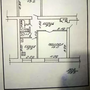 Продажа 2-х комнатной квартиры,  г. Дзержинск,  ул. Минская,  дом 17.