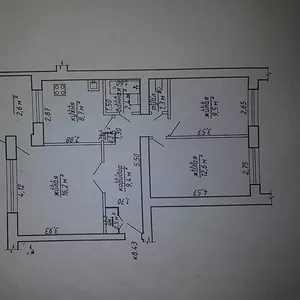 трехкомнатная квартира