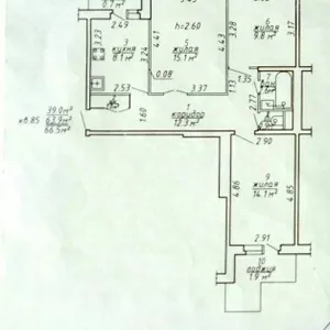 Комната в 3-х комн. квартире по ул.Мира