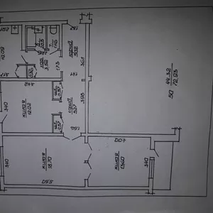 Трешка большой площади по ул.Шумилинской