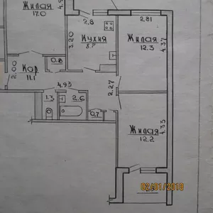 3-х комнатная квартира в Гродно