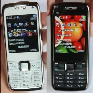 Nokia E71 mini,   2 sim сим,  блютуз,  2 акб,  доставка